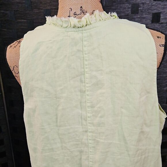 Tommy Bahama Pistachio 100% Linen Dress Size Large - Picture 8 of 12
